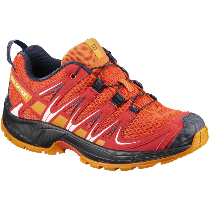 Zapatillas Trail Running Salomon Niños Naranjas - Salomon Argentina XA PRO 3D K ,431870-MYA